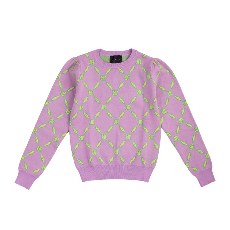 Детски пуловер момиче JOHN RICHMOND RGA22062MA-D-VIOL-YEL
