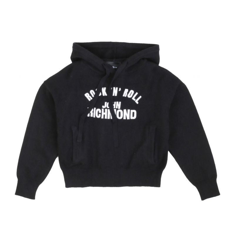 Детски пуловер момиче JOHN RICHMOND RGA23004MA-BLACK-CL