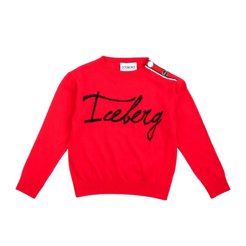 Детски пуловер момиче ICEBERG MGICE3352B-V1-ROSSO