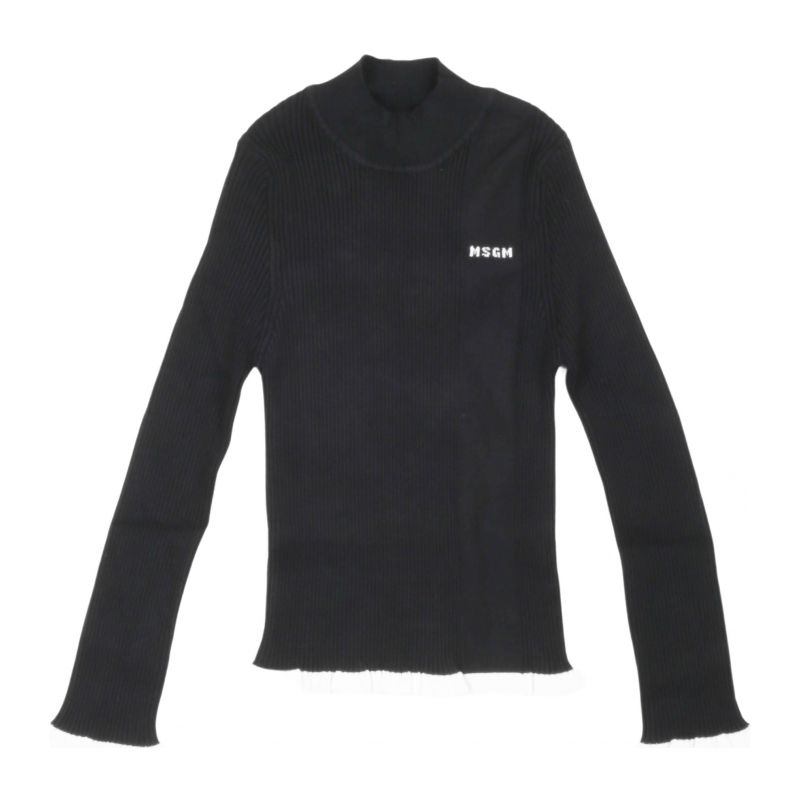 Детски пуловер момиче MSGM F4MSJGTN029-110-NERO