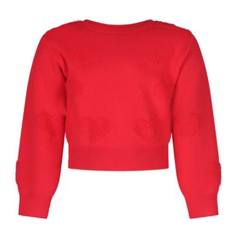 Детски пуловер момиче FUN&FUN FBSW00067-RED