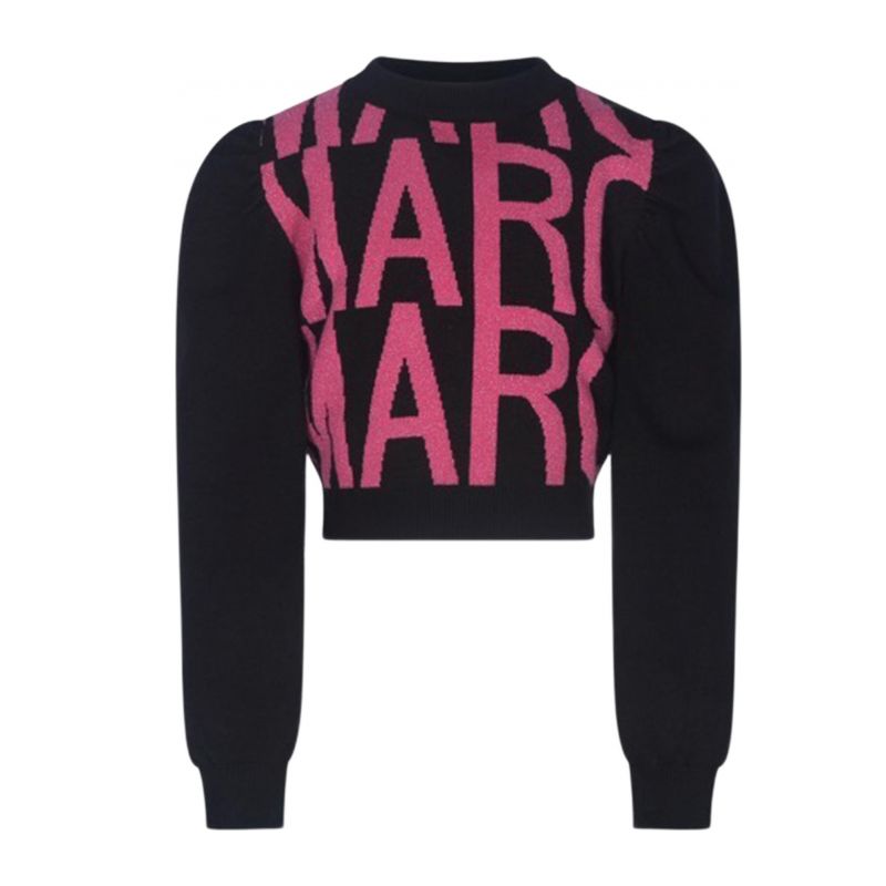 Детски пуловер момиче MARC ELLIS JMJSW00112-BLACK-FUCSIA