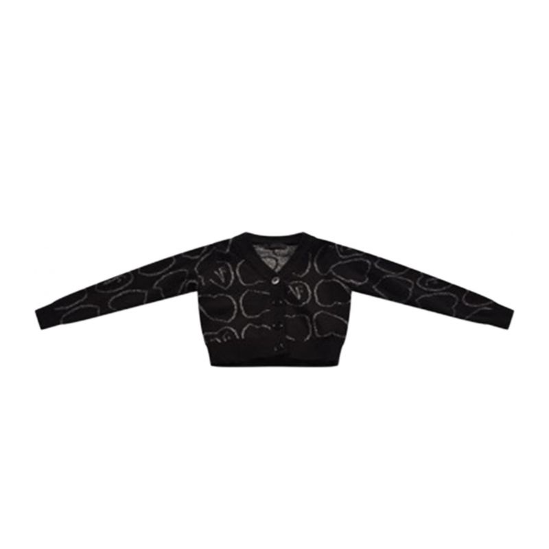 Детски пуловер момиче FUN&FUN FNSW00371-BLACK