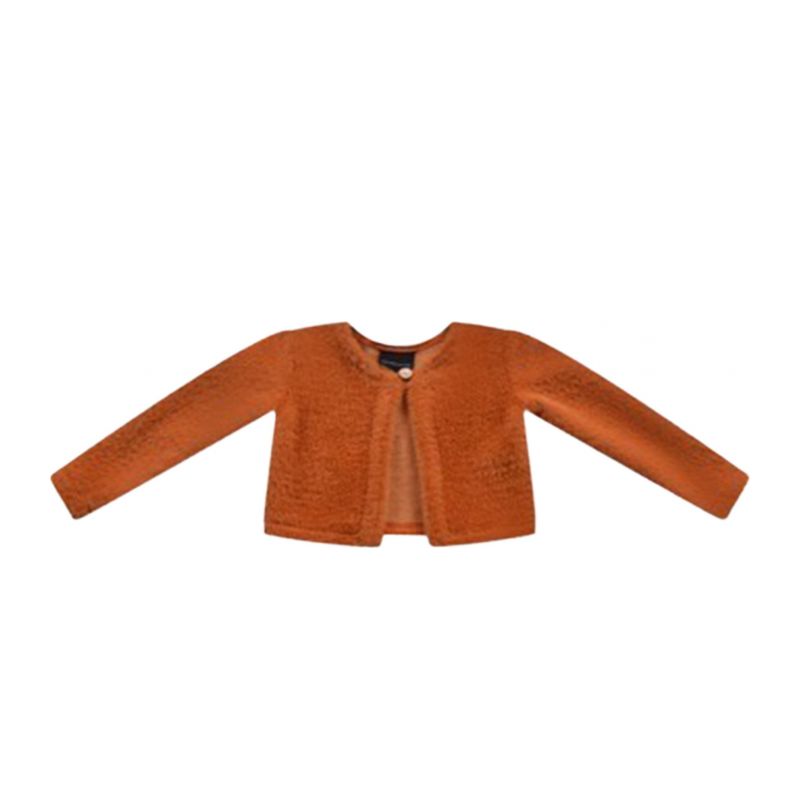 Детски пуловер момиче MARC ELLIS JMNSW00599-ORANGE