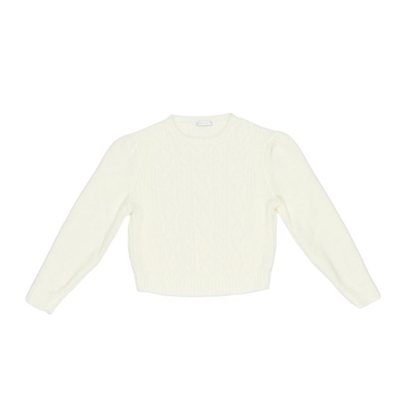 Детски пуловер момиче LULU BY MISS GRANT LL3183-LATTE