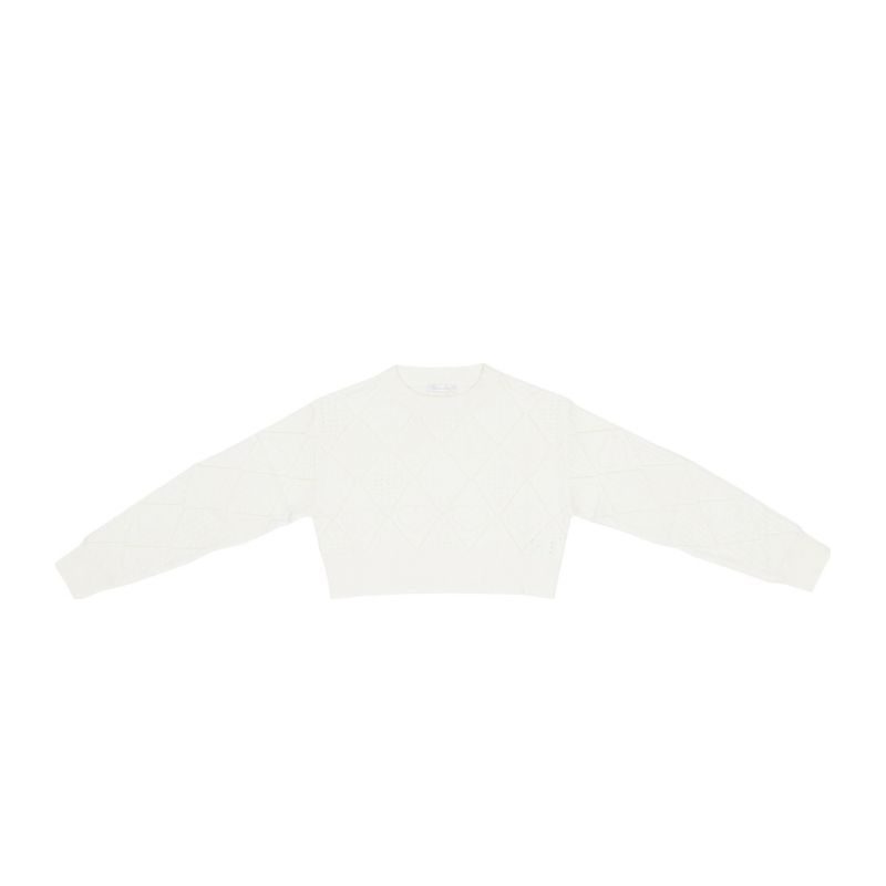 Детски пуловер момиче LULU BY MISS GRANT LL2975-LATTE