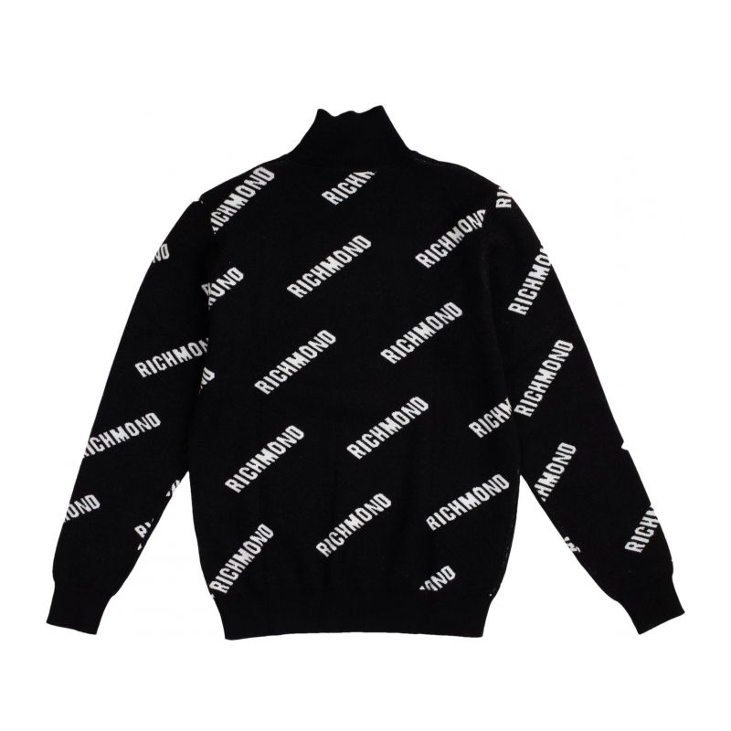Детски пуловер момче JOHN RICHMOND RBA22176LU-BLACK-WHT