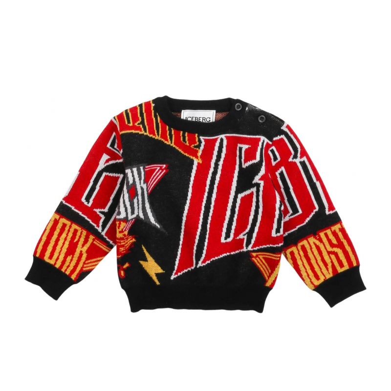 Детски пуловер момче ICEBERG MGICE3301B-V1-NERO