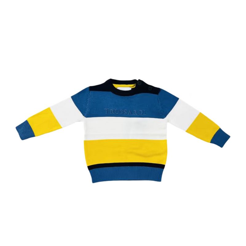 Детски пуловер момче TRUSSARDI TIA24061MA-S-OR-A-BLU