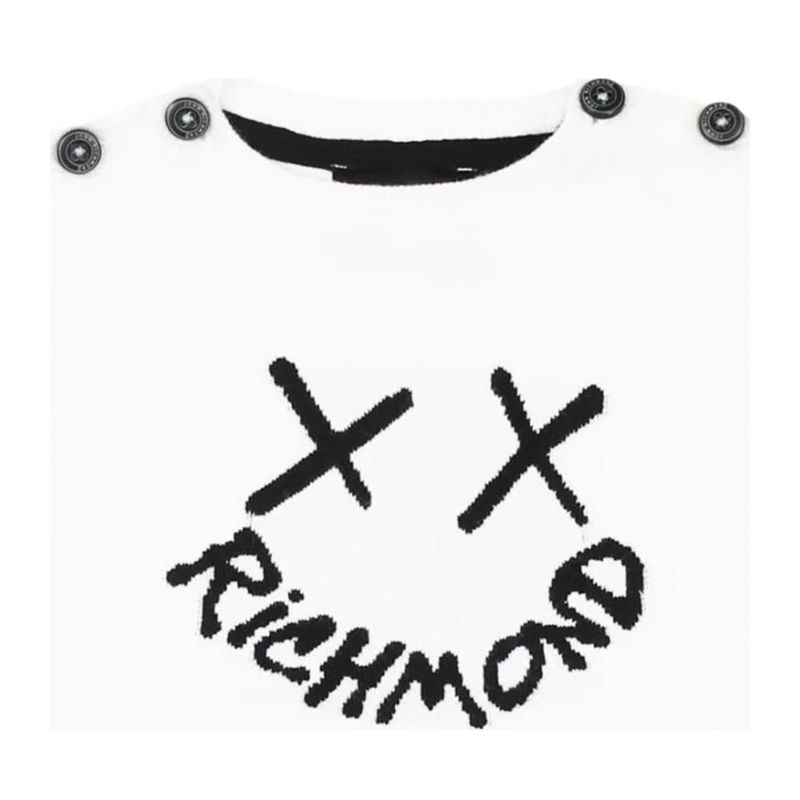 Детски пуловер момче JOHN RICHMOND RIA24078MA-OFF-WHITE
