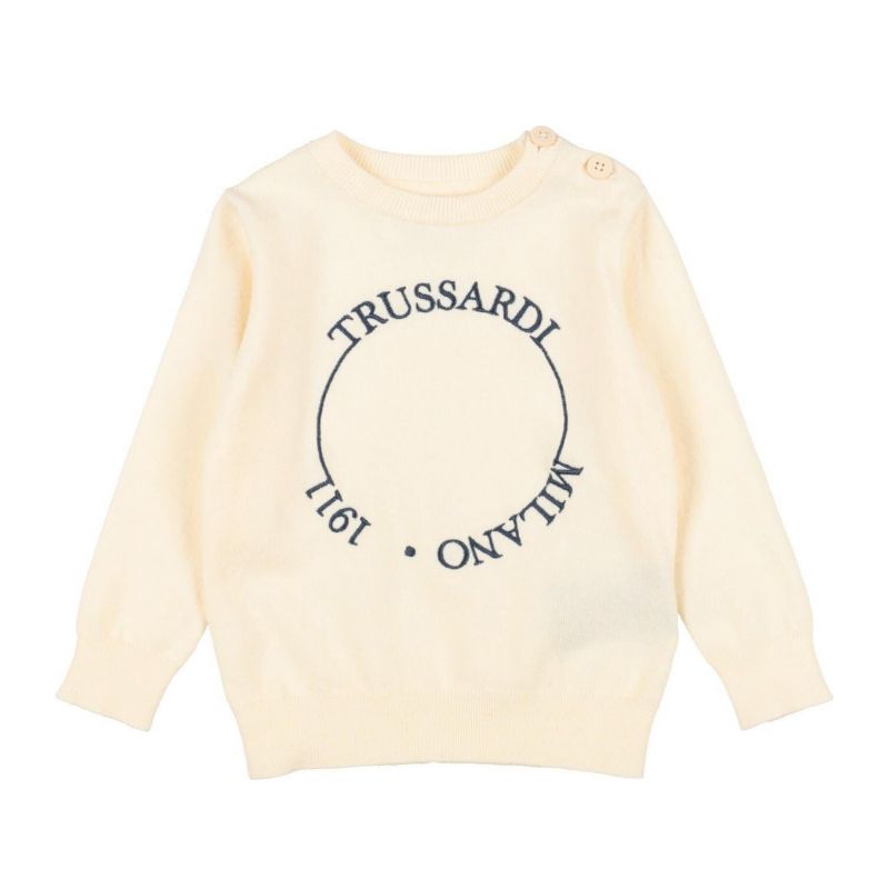 Детски пуловер момче TRUSSARDI TIA24063MA-BEIGE-L-BL