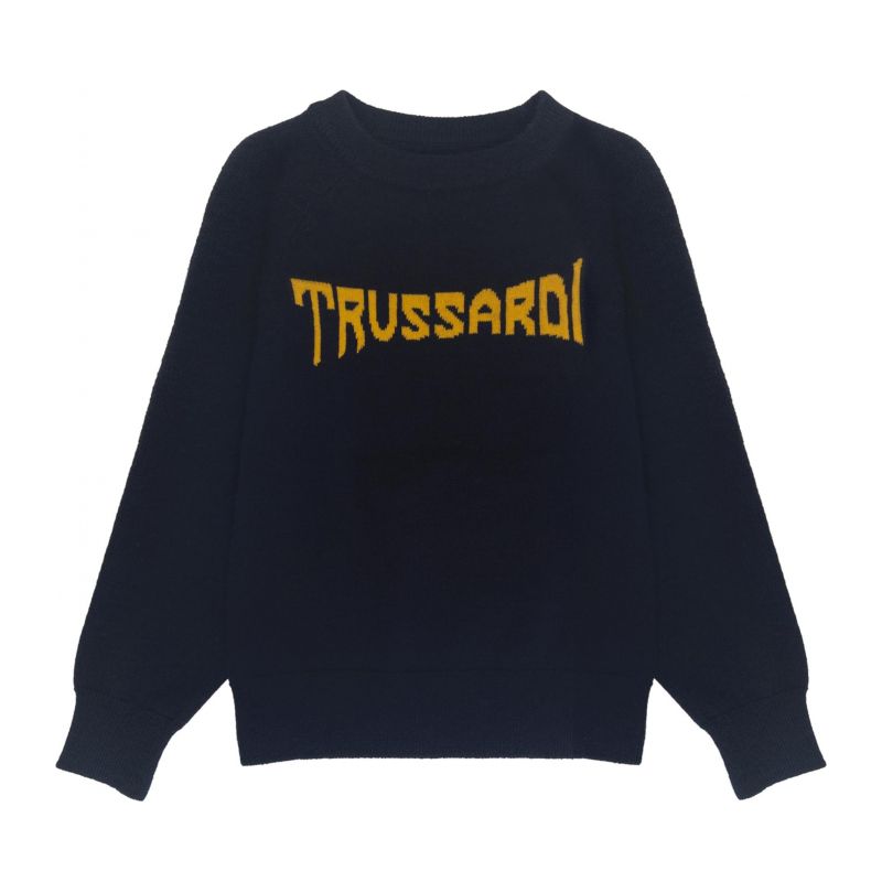 Детски пуловер момче TRUSSARDI TIA24142MA-BLUE-N-YEL