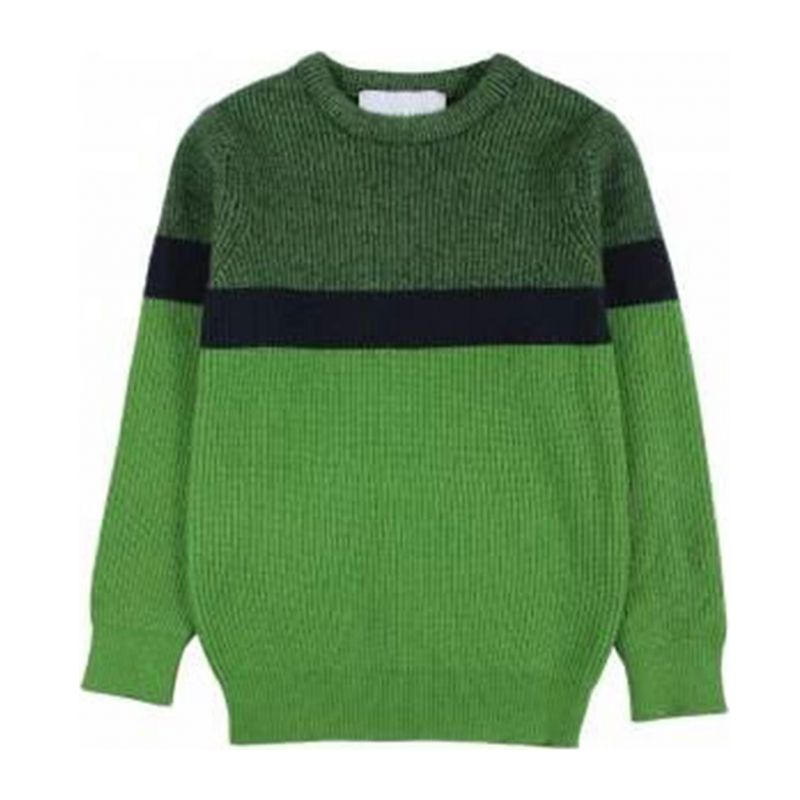 Детски пуловер момче TRUSSARDI TBA23043MA-GREEN-BL-N