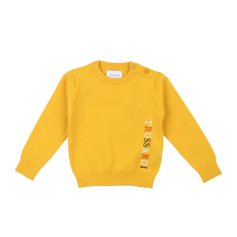 Детски пуловер момче TRUSSARDI TIA24149MA-YELLOW