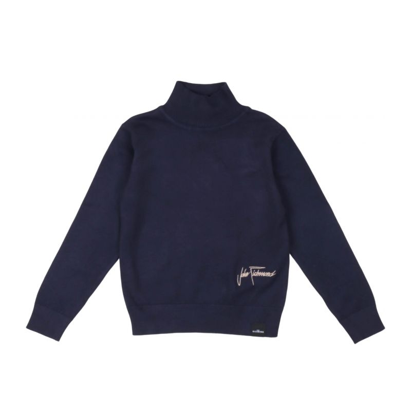 Детски пуловер момче JOHN RICHMOND RBA24101LU-BLUE-BEIGE