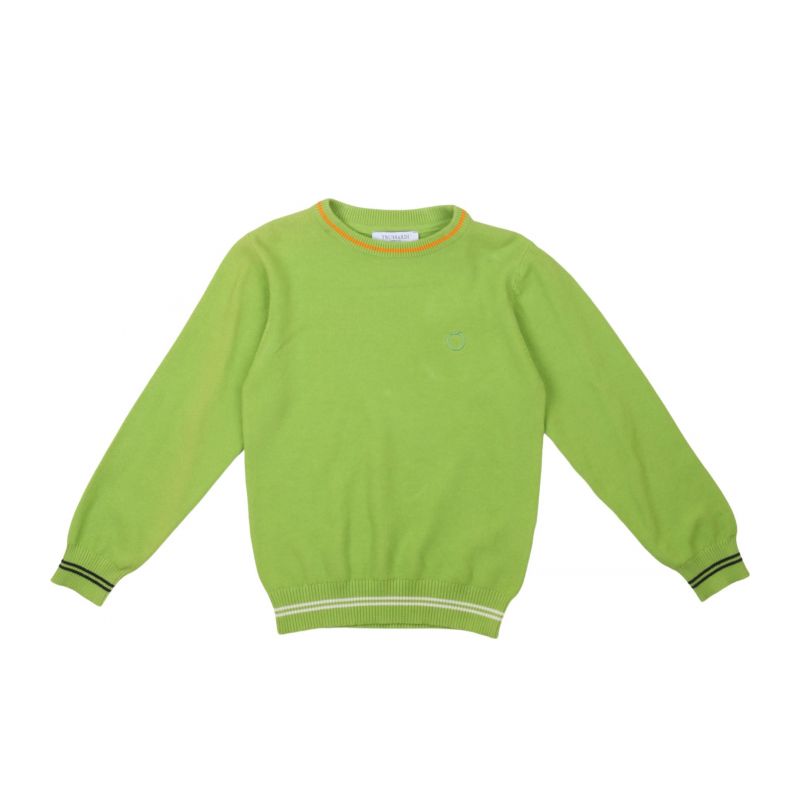 Детски пуловер момче TRUSSARDI TBP25120MA-GREEN-DEEP