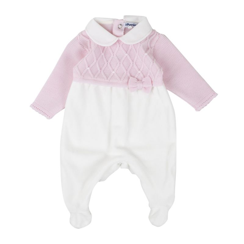 Детски ромпър за момиче I PARGOLI 300-17-79ROSA-CH-LATTE