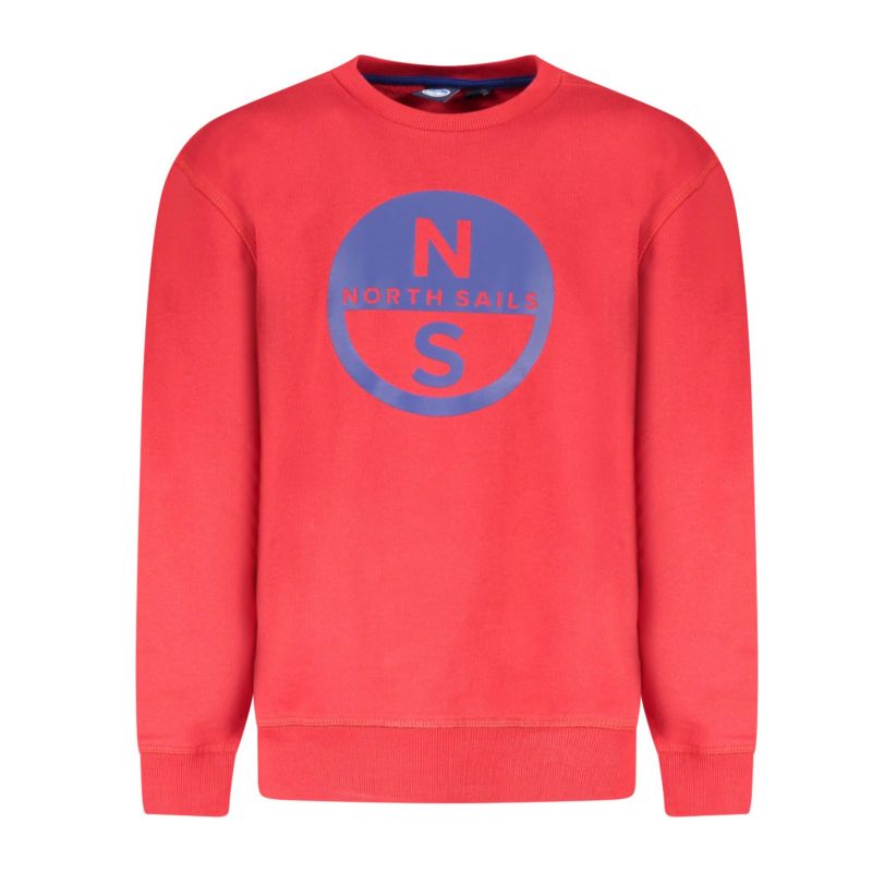 Детски суитшър без цип , червен NORTH SAILS 794387000_RO0230