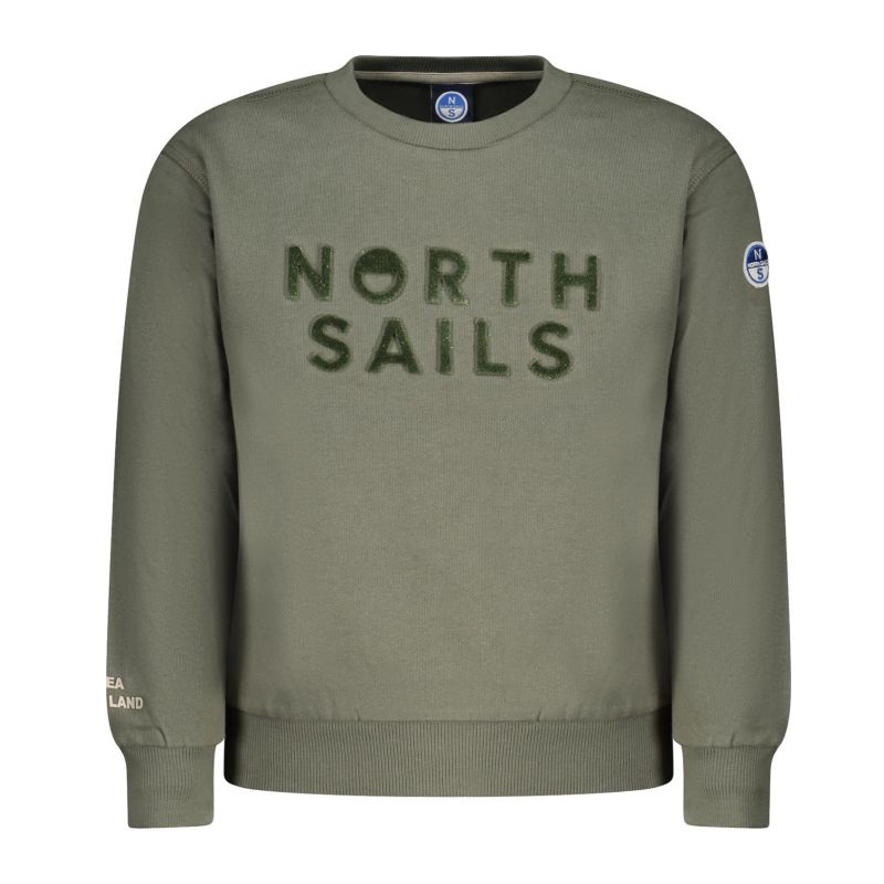 Детски суитшър с цип , зелен NORTH SAILS 794479000_VE0921