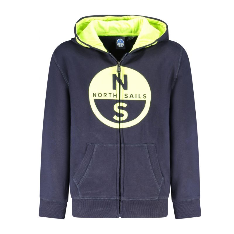 Детски суитшър с цип , син NORTH SAILS 794375000_BL0802