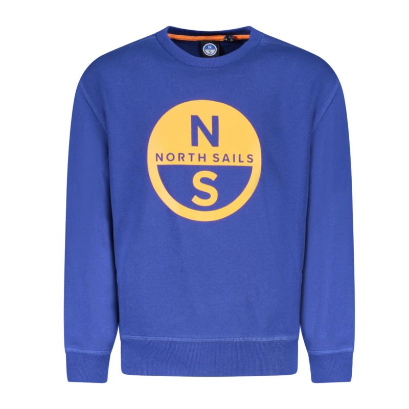 Детски суитшър с цип в синьо със серия  NORTH SAILS 794387000_BL0780