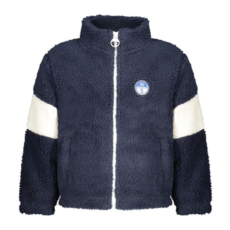 Детски суитшър с цип в синьо със серия  NORTH SAILS 794488000_BL0802