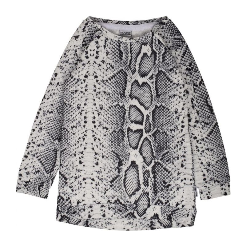 Детски суичър момиче MOUSSE DANS LA BOUCHE MB556BIANCO-NERO