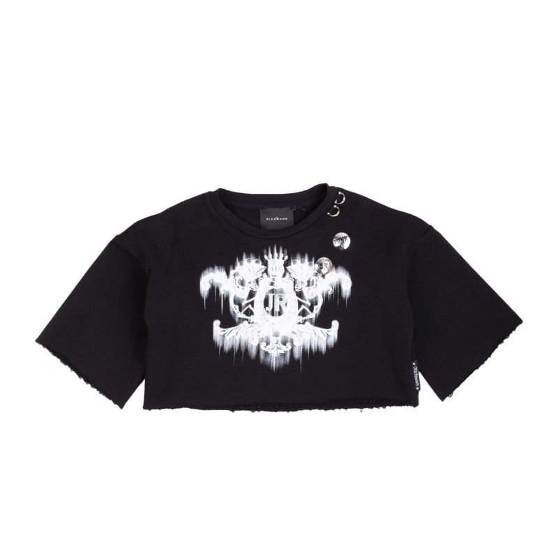 Детски суичър момиче JOHN RICHMOND RGP23019FE-BLACK