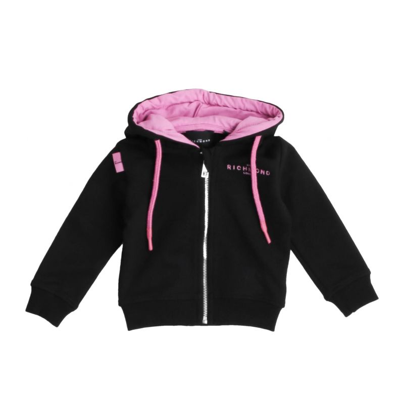 Детски суичър момиче JOHN RICHMOND RIA23017FE-BLACK-PINK