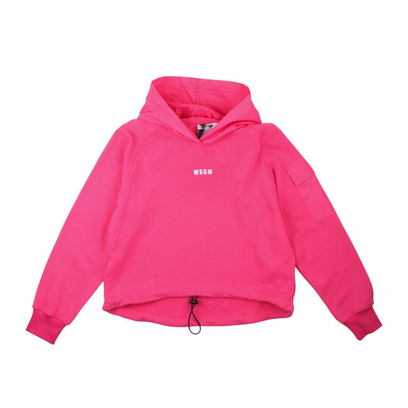 Детски суичър момиче MSGM S4MSJGHS032-044-FUCSIA