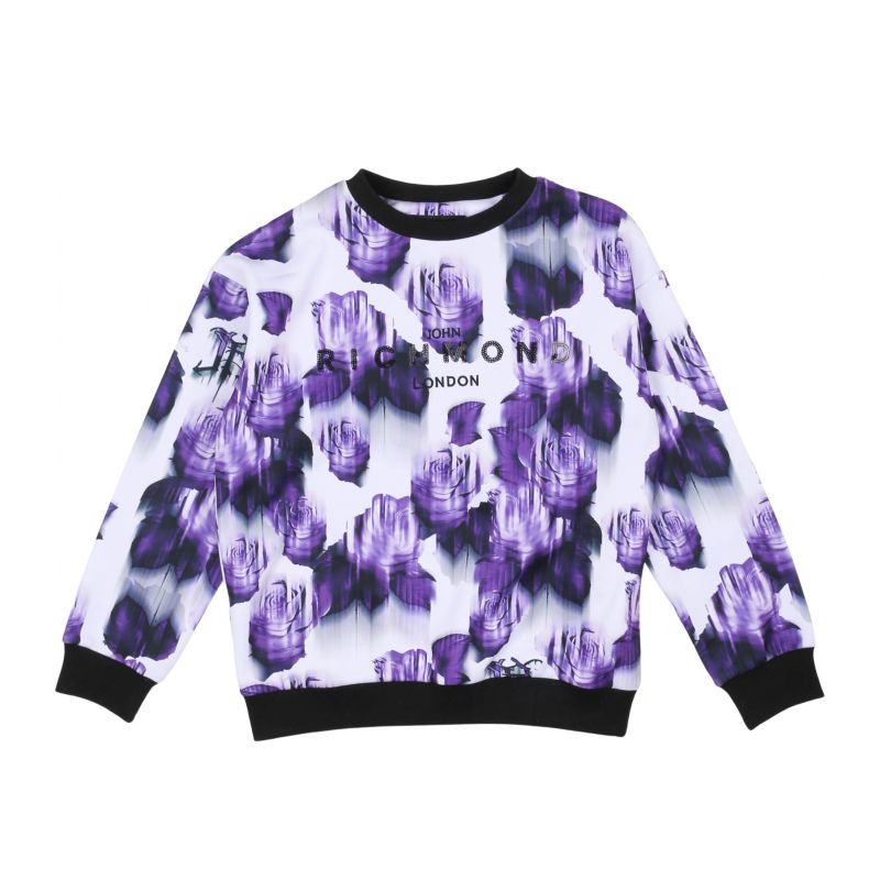 Детски суичър момиче JOHN RICHMOND RGA23095FE-VIOL-ROSE