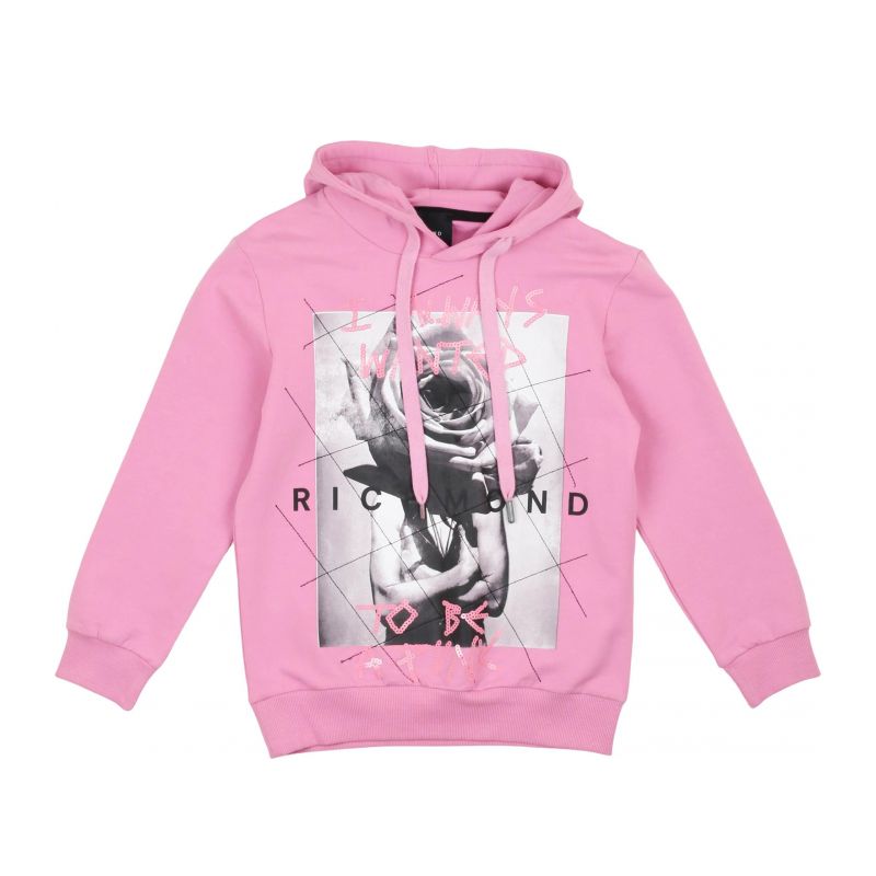 Детски суичър момиче JOHN RICHMOND RGA23080FE-PINK