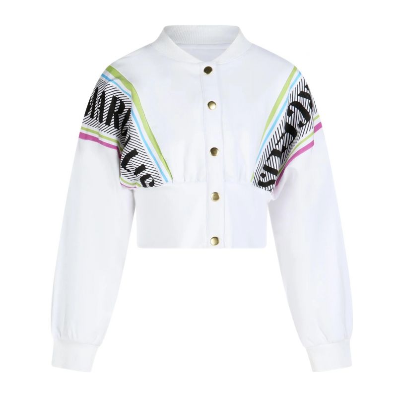 Детски суичър момиче MARC ELLIS JMJST16522-WHITE