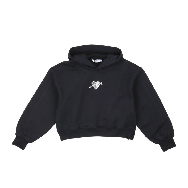 Детски суичър момиче MSGM F4MSJGHS129-110-NERO