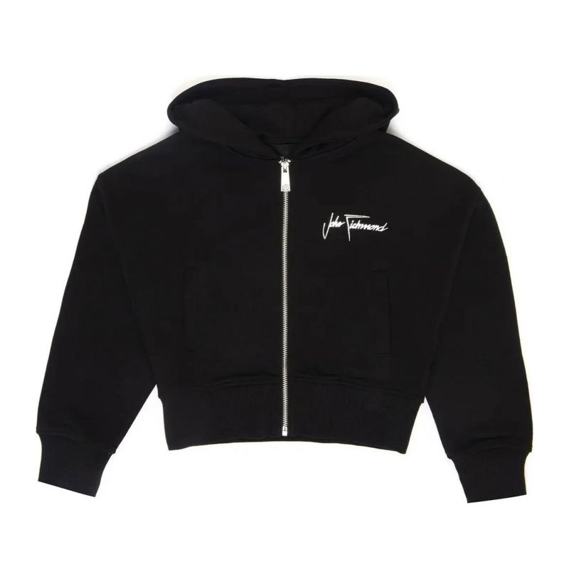 Детски суичър момиче JOHN RICHMOND RGA24045FE-BLACK-SILV