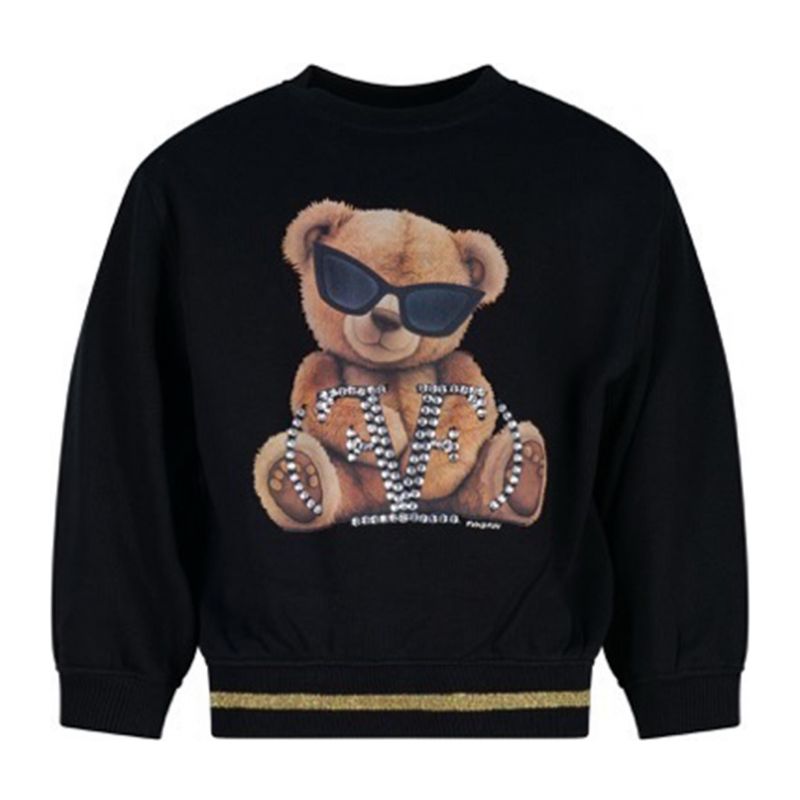 Детски суичър момиче FUN&FUN FBST00227-BLACK