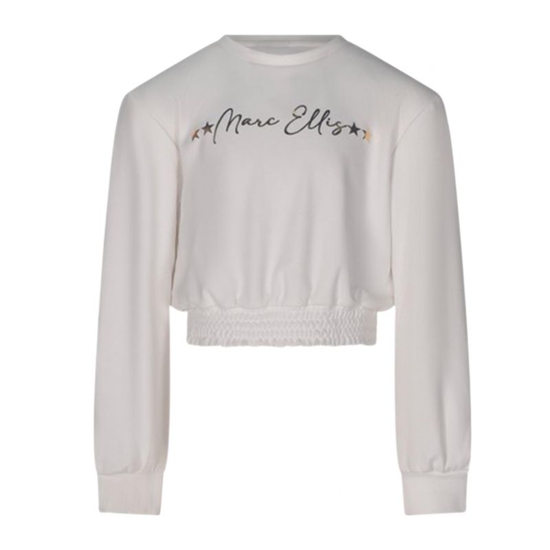 Детски суичър момиче MARC ELLIS JMJST00239-WHITE