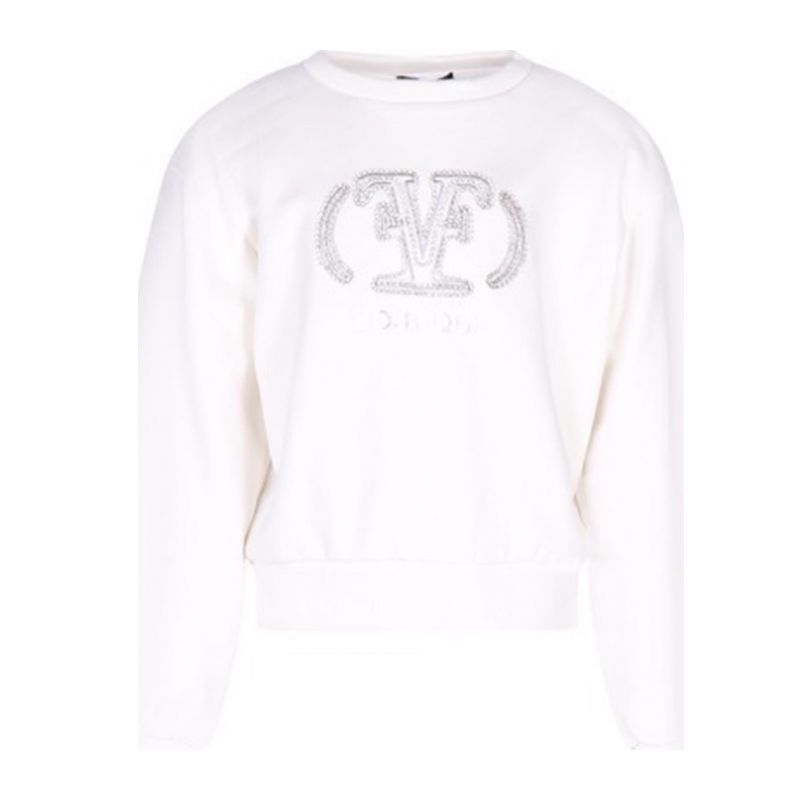 Детски суичър момиче FUN&FUN FJST00422-WHITE