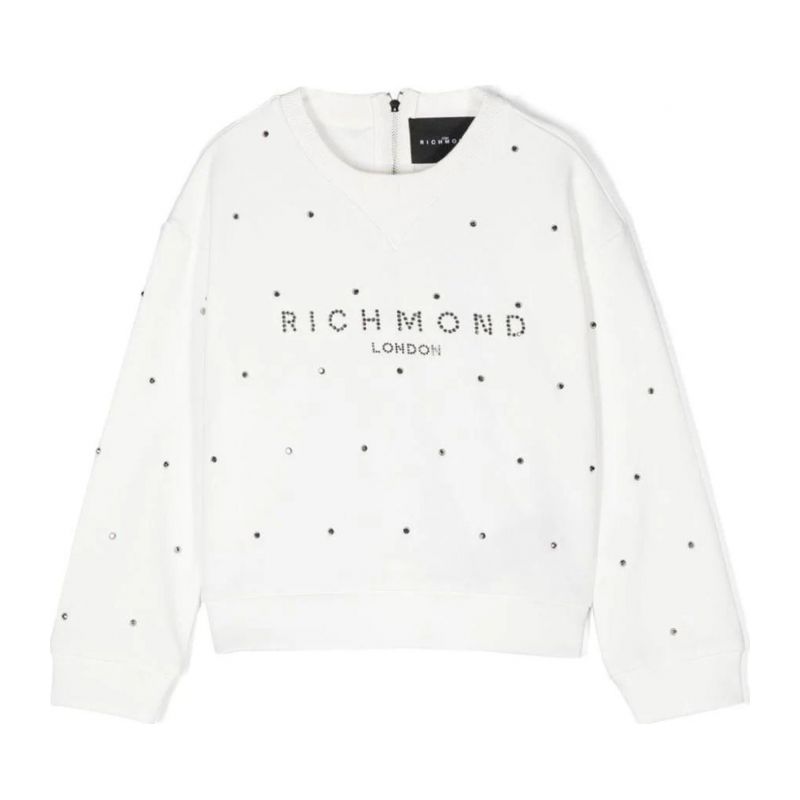 Детски суичър момиче JOHN RICHMOND RGA24042FE-OFF-WHITE