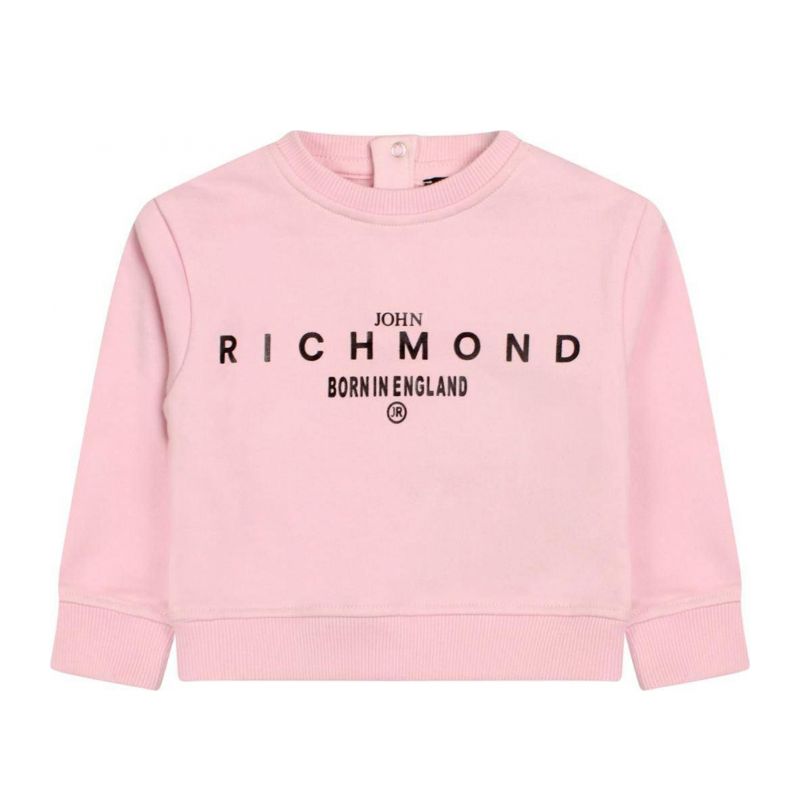 Детски суичър момиче JOHN RICHMOND RIA24010FE-PINK-L-BLK