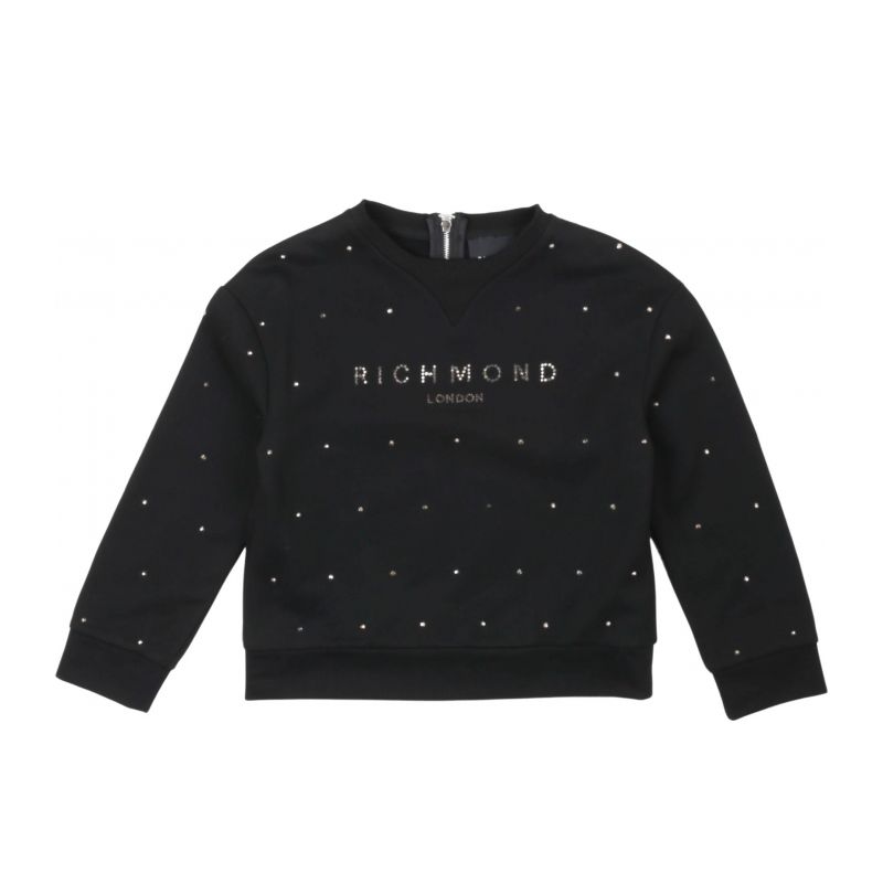 Детски суичър момиче JOHN RICHMOND RGA24042FE-BLACK