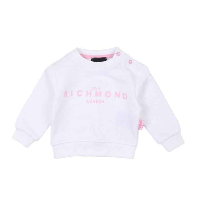 Детски суичър момиче JOHN RICHMOND RIP24014FE-WHITE-ROSE