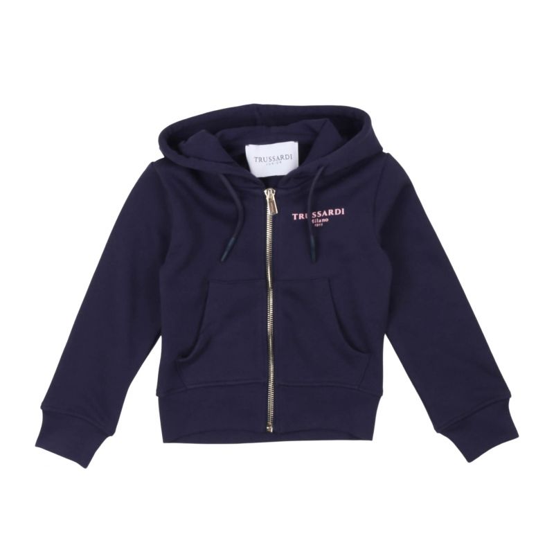 Детски суичър момиче TRUSSARDI TGP25003FE-BLUE-S-BL