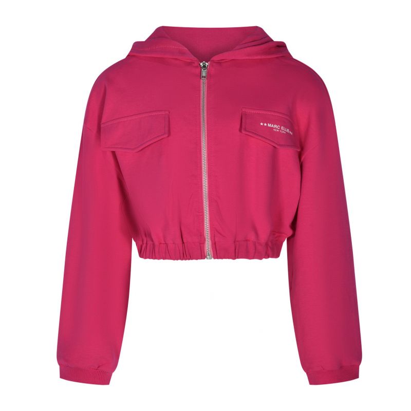 Детски суичър момиче MARC ELLIS JMJST01196-FUCSIA