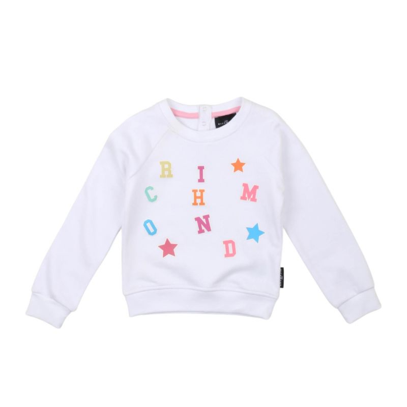 Детски суичър момиче JOHN RICHMOND RIP25024FE-WHITE