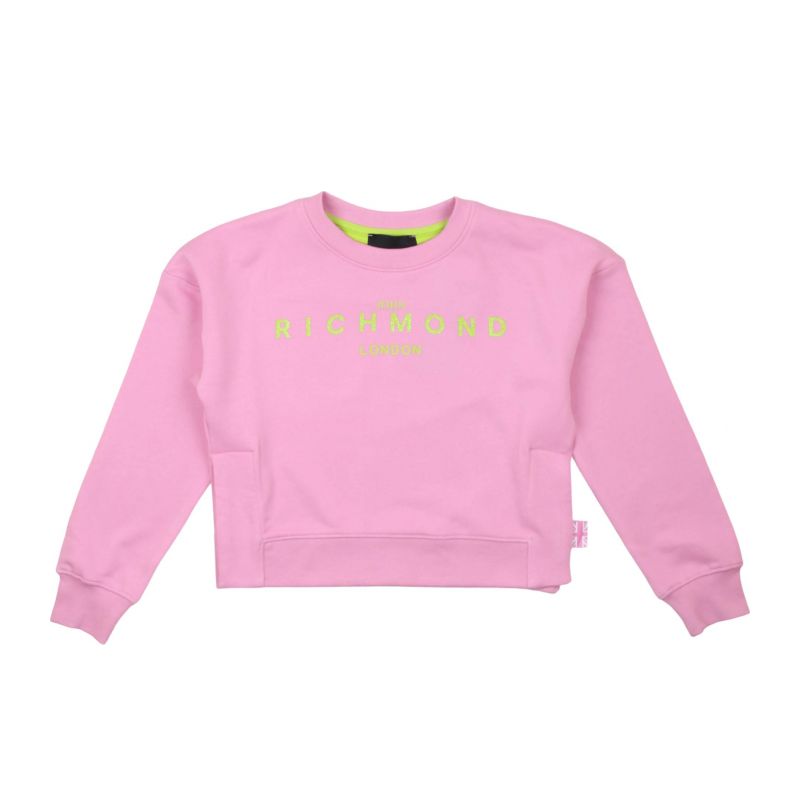 Детски суичър момиче JOHN RICHMOND RGP24004FE-ROSE-LIME