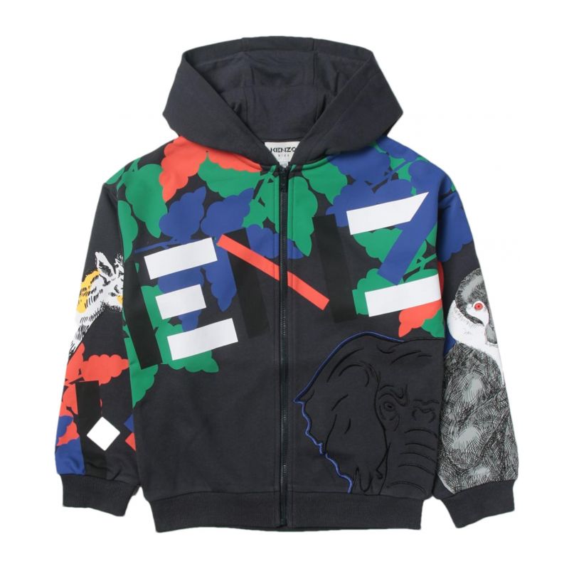 Детски суичър момче KENZO K25712-065-GRIS-TAUPE