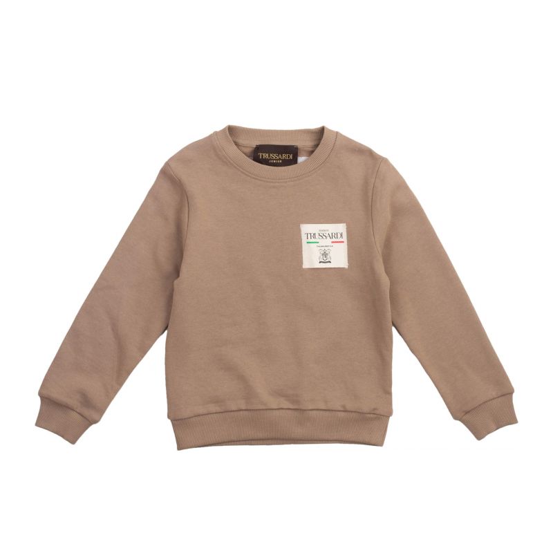 Детски суичър момче TRUSSARDI TBA21076FE-TAUPE