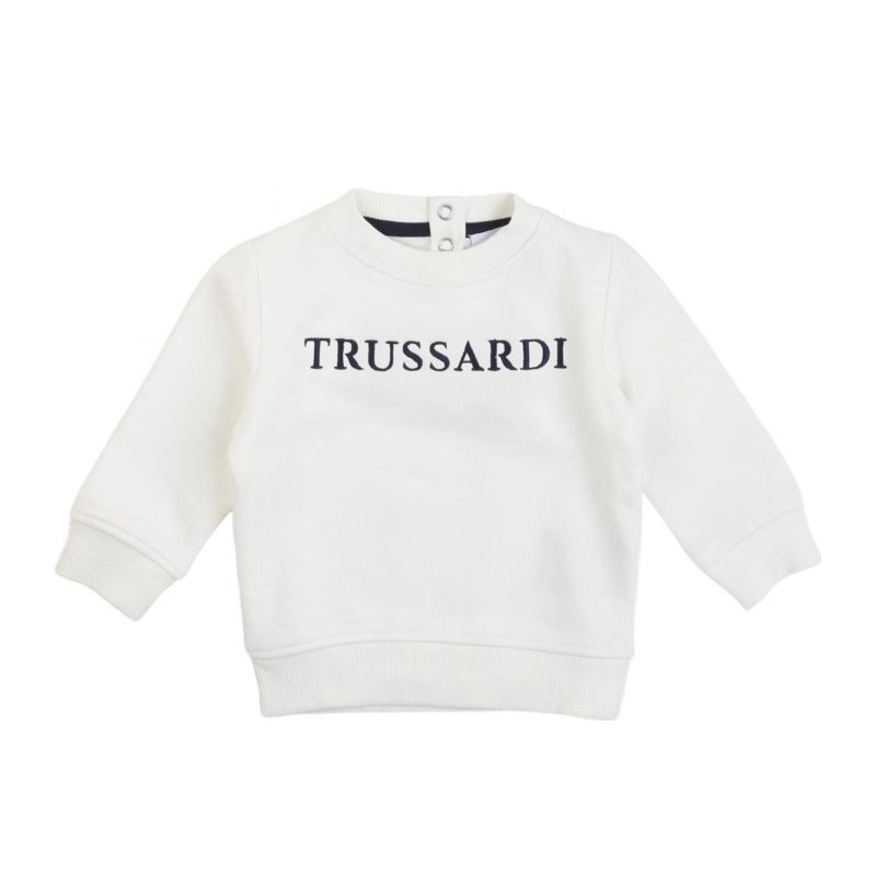 Детски суичър момче TRUSSARDI TIA23040FE-MILK-BL-N