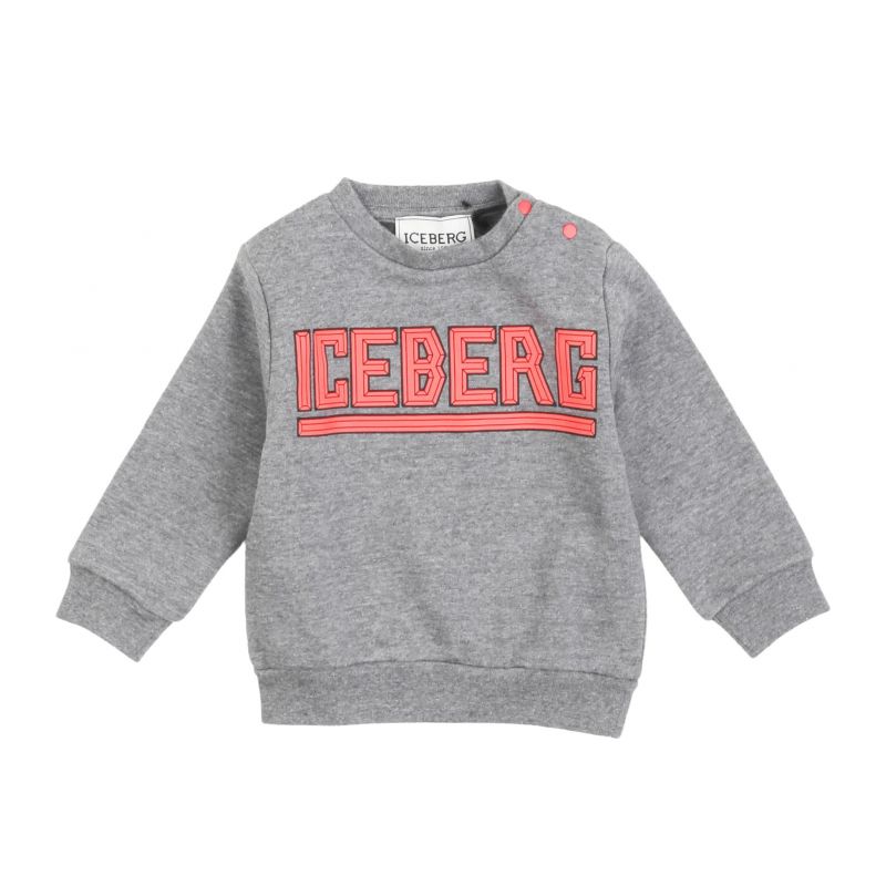 Детски суичър момче ICEBERG MFICE3304B-V1-GRIGIO-MELANGE